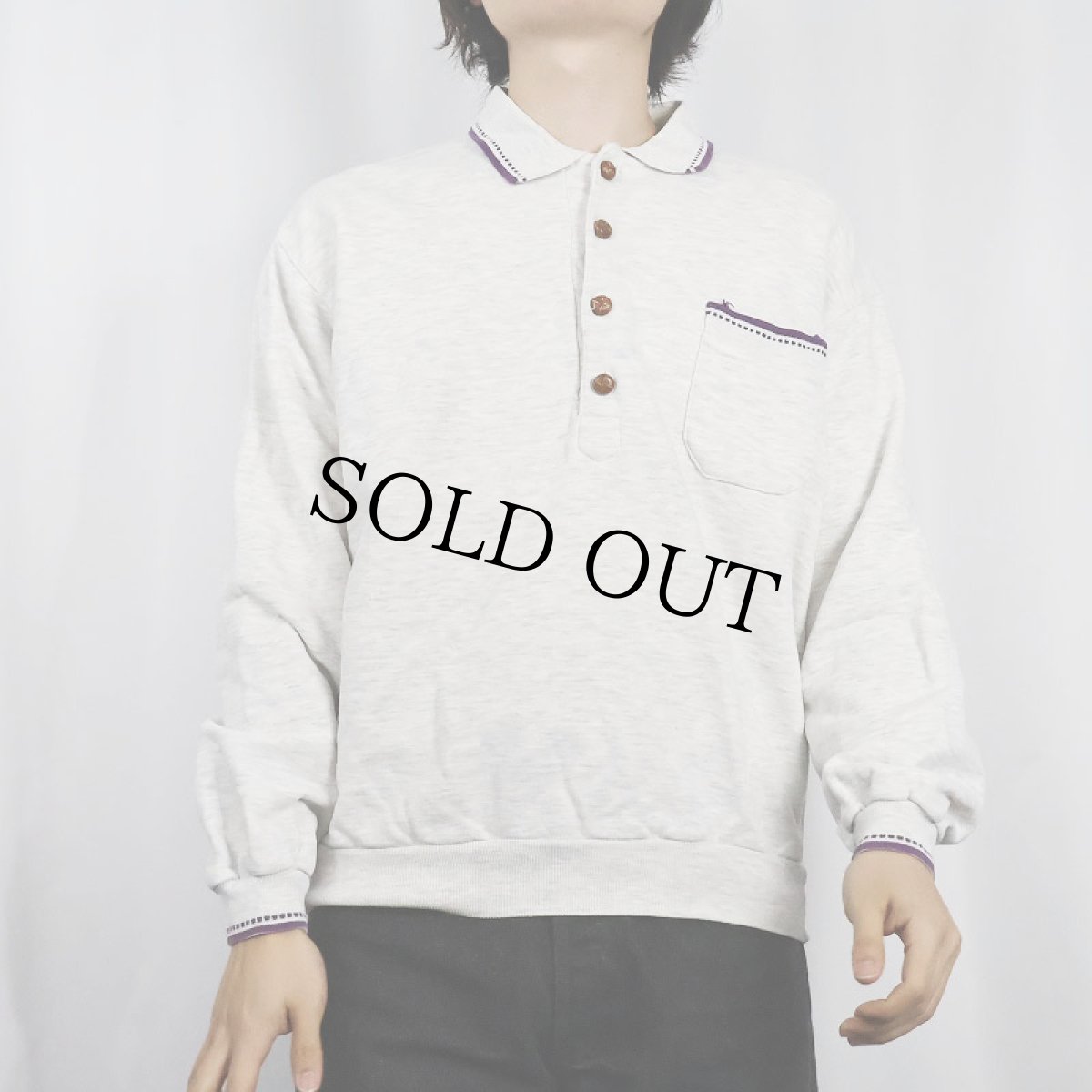 画像2: 70〜80's L.L.Bean プルオーバースウェット (2)