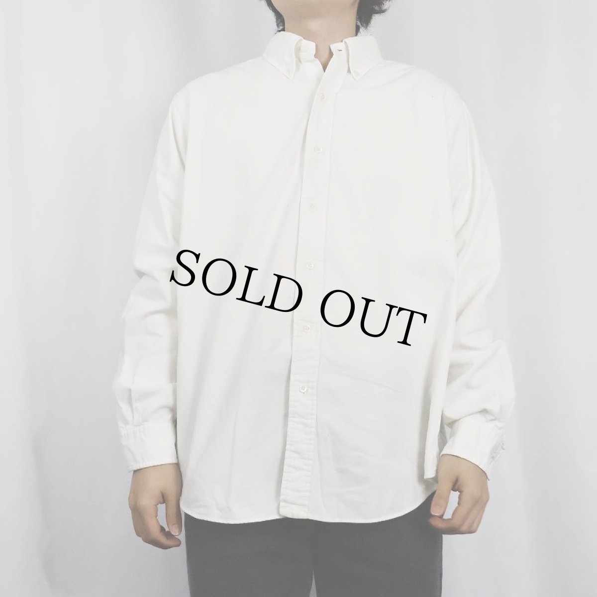 画像2: Ralph Lauren "Classic Fit" コーデュロイボタンダウンシャツ L (2)