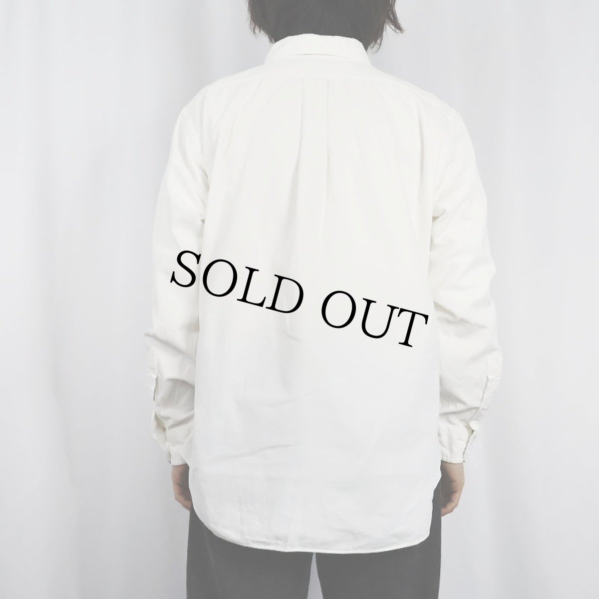 画像3: Ralph Lauren "Classic Fit" コーデュロイボタンダウンシャツ L (3)