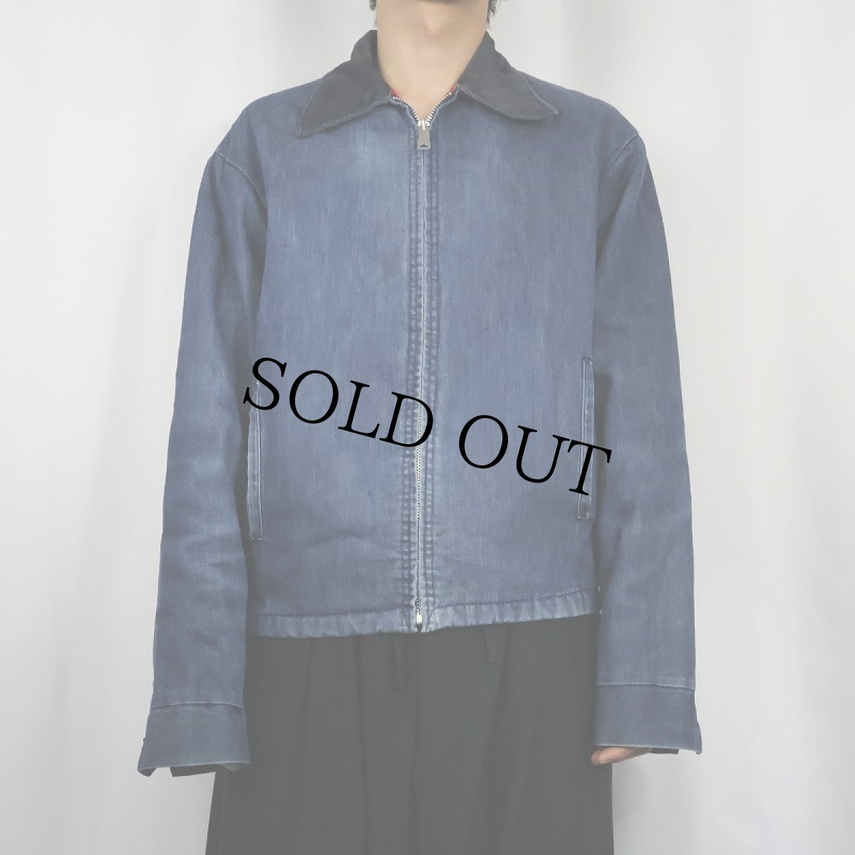 画像2: 70's JCPenney キルティングライナー デニムカバーオール (2)