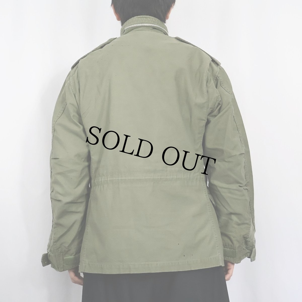 画像3: 60's U.S.MILITARY M-65 フィールドジャケット 2nd SMALL SHORT (3)