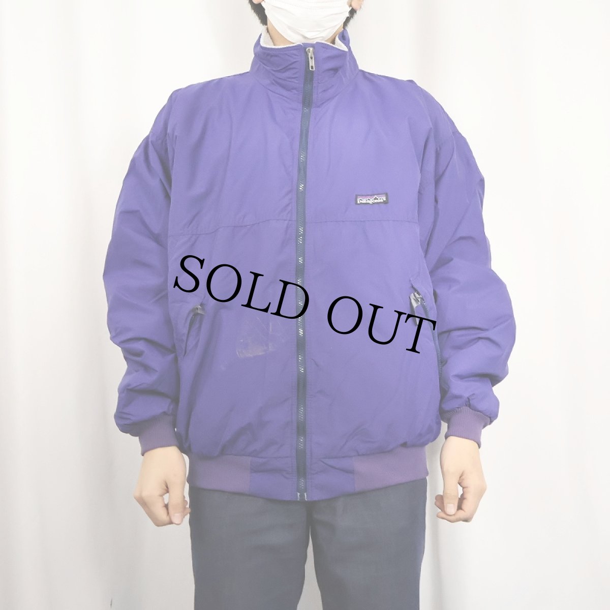 画像2: 90's Patagonia USA製  シェルドシンチラジャケット L (2)