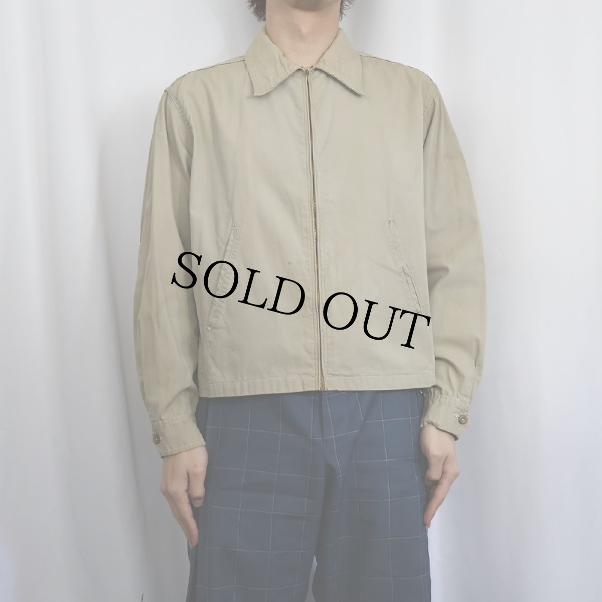 画像3: 40〜50's Sportclad コットンスイングトップ (3)