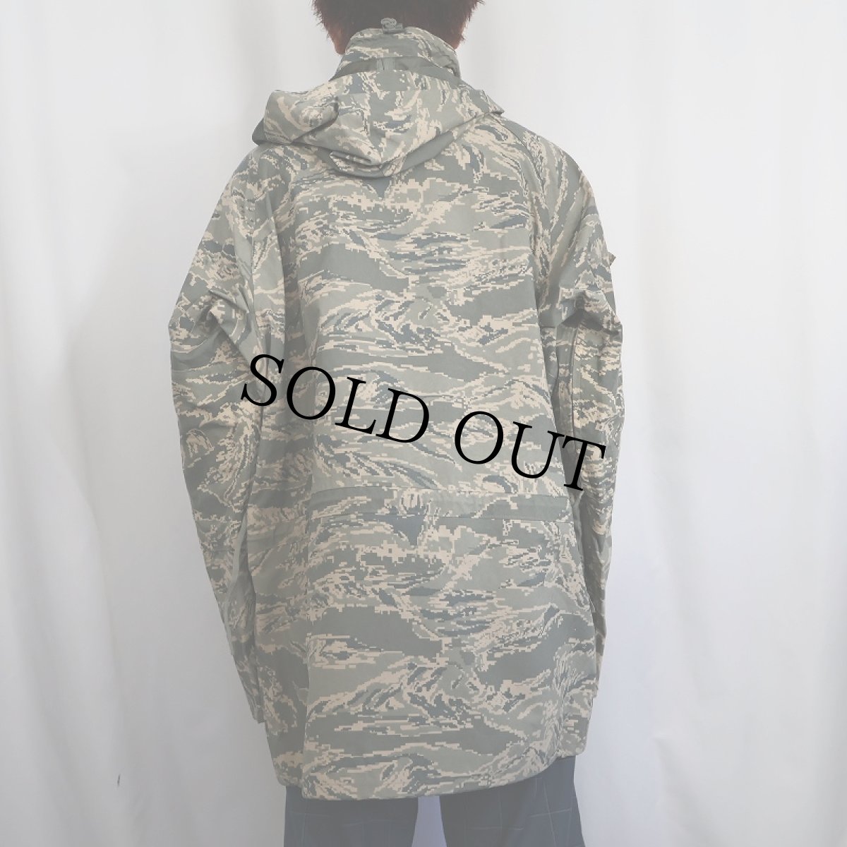 画像3: 2000's USAF タイガー ストライプカモ GEN3 GORE-TEXパーカー LARGE-LONG (3)