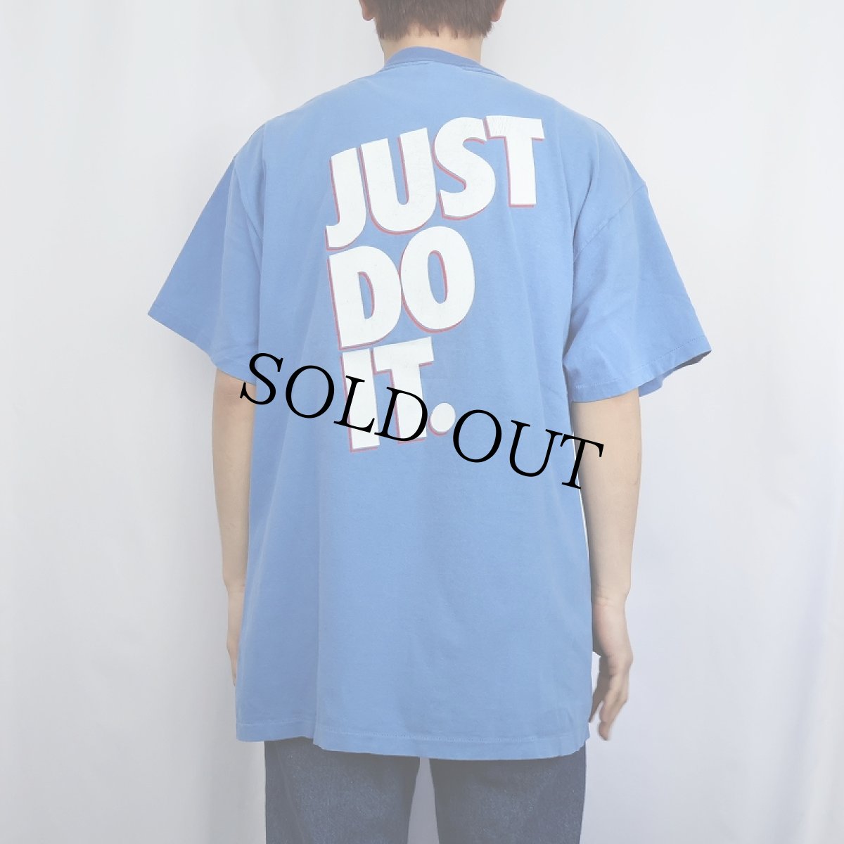 画像4: 90's NIKE 銀タグ USA製 "JUST DO IT." ロゴプリントTシャツ XL (4)