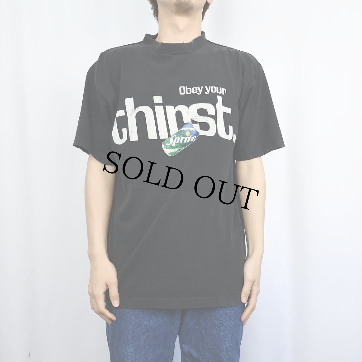 画像3: Sprite "obey your thirst." 飲料メーカープリントTシャツ BLACK M (3)