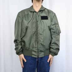 画像2: 80's U.S.AIR FORCE CWU-36/P "TYPE B" フライトジャケット LARGE (2)