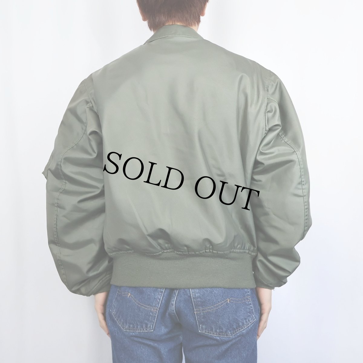 画像3: 80's U.S.AIR FORCE CWU-36/P "TYPE B" フライトジャケット LARGE (3)