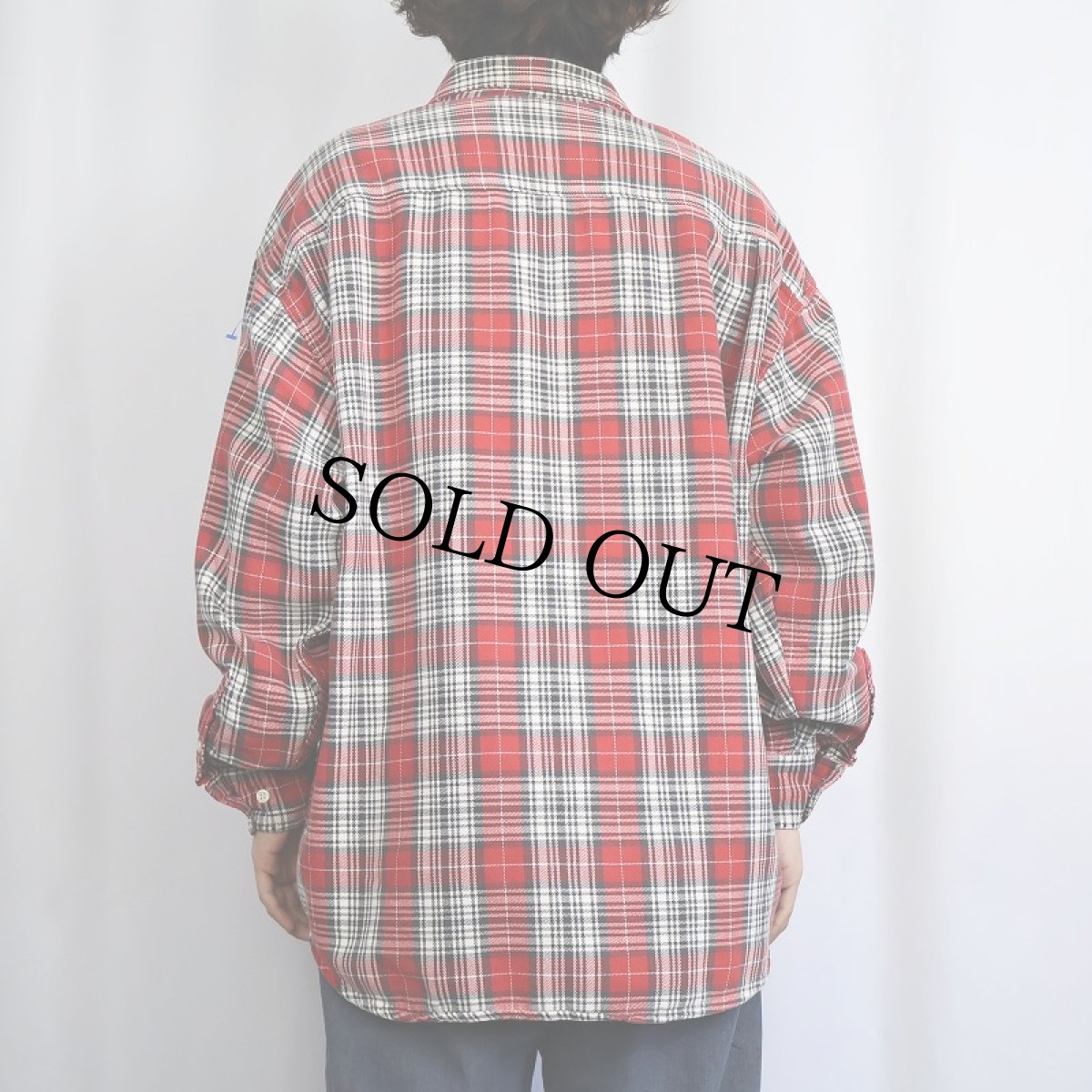 画像3: 90's GAP チェック柄 ヘビーネルシャツ XL (3)