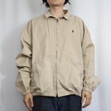 画像2: 90's POLO Ralph Lauren USA製 ロゴ刺繍 コットンスイングトップ XL (2)