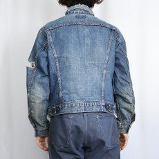 画像3: 60〜70's LEVI'S 70505 BIGE デニムジャケット  (3)