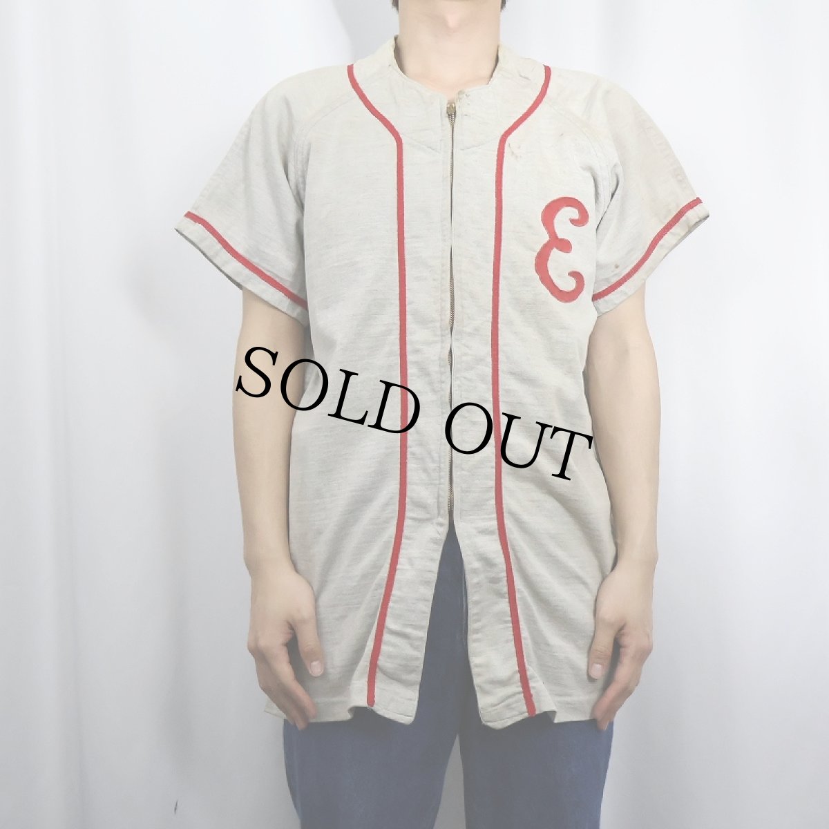 画像3: 60's Russell Southern フルジップベースボールシャツ L (3)