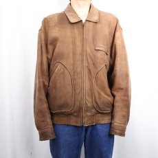画像2: 90's BANANA REPUBLIC レザージャケット SIZE42 (2)