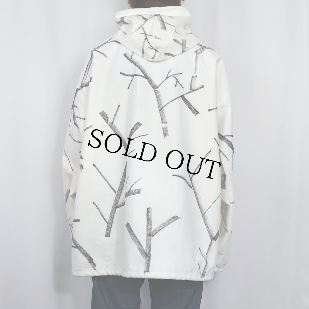 画像3: 90's Cabela's USA製 ハンドペイント ジップパーカー XL (3)