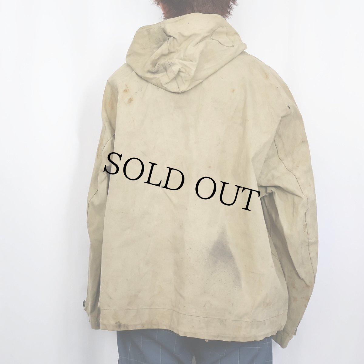 画像3: 40's U.S.NAVY デッキレインパーカー (3)