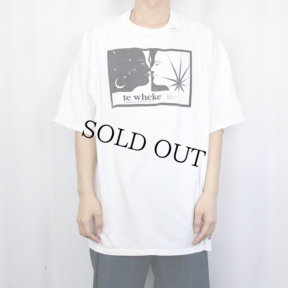 画像3: 90's te wheke イラストプリントTシャツ XXL (3)