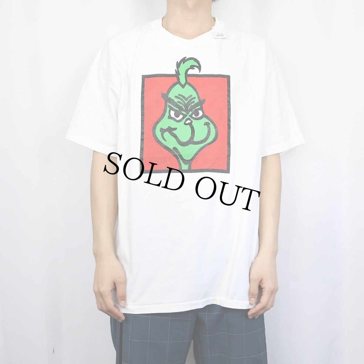 画像3: 90's Dr.Seuss "The GRINCH" キャラクタープリントTシャツ XL (3)