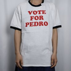 画像2: 2000's Napoleon Dynamite "VOTE FOR PEDRO" コメディ映画 プリントリンガーTシャツ L (2)