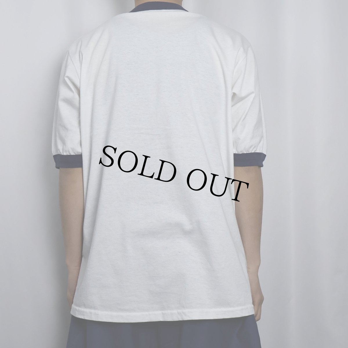 画像3: 90's STAR WARS "Luke Skywalker & C-3PO" 映画プリントリンガーTシャツ NAVY (3)