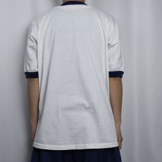画像3: 90's STAR WARS "Luke Skywalker & C-3PO" 映画プリントリンガーTシャツ NAVY (3)