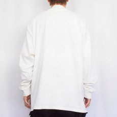 画像3: 90〜2000's NIKE USA製 ロゴ刺繍 モックネックロンT XL (3)