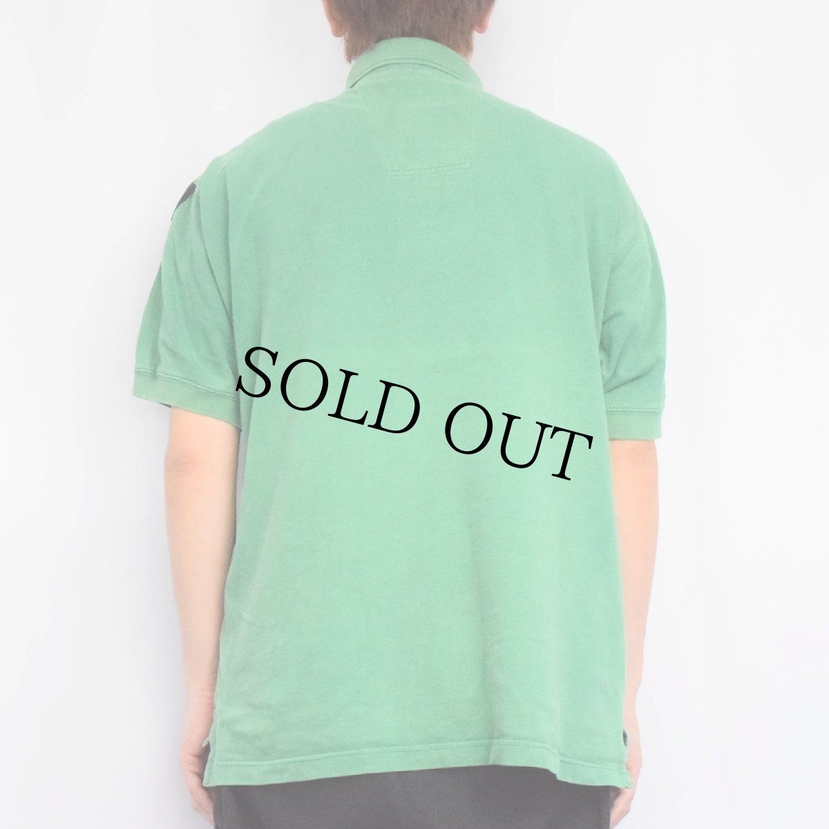 画像3: 90's adidas EQUIPMENT ロゴパッチ付き ポロシャツ M (3)