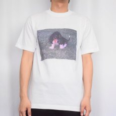 画像2: 90's USA製 犬 フォトプリントTシャツ M (2)