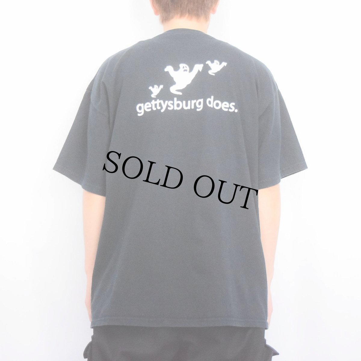 画像4: "got ghosts?" パロディプリントTシャツ BLACK XL (4)