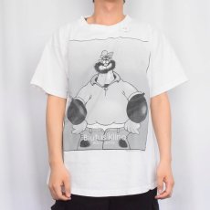 画像2: 90's POPEYE USA製 "Brutus Kline" Calvin KleinパロディTシャツ L (2)