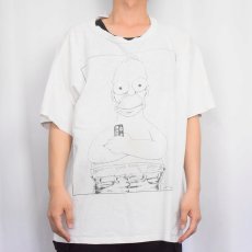 画像3: 90's THE SIMPSONS "Couch Potato" USA製 Calvin KleinパロディTシャツ XL (3)