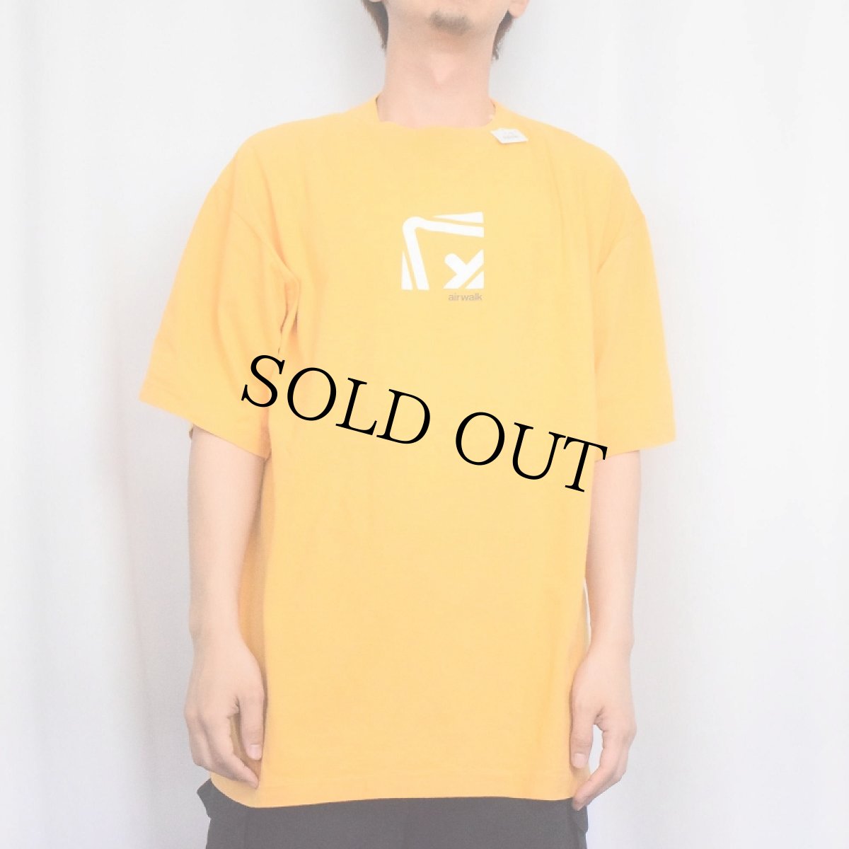 画像2: 90's AIRWALK ロゴプリントTシャツ L (2)