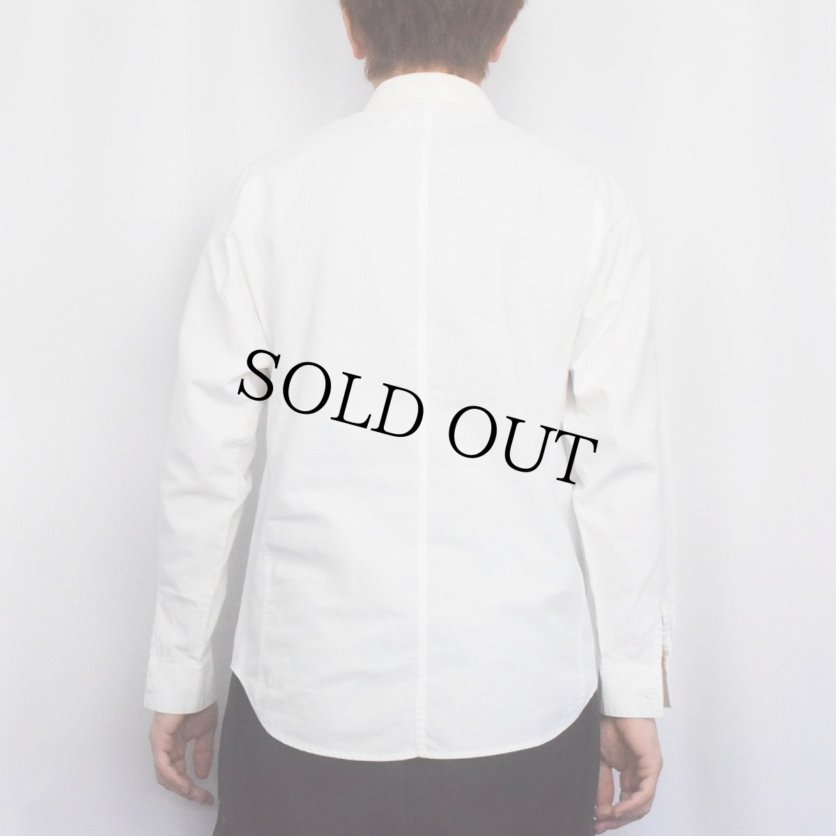 画像3: b.b.shots スタッズ付き コットンデザインシャツ L (3)