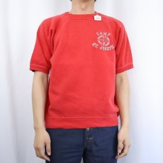 画像2: 60's Velva Sheen "CAMP ST. JOSEPH" 半袖ラグランスウェット L (2)