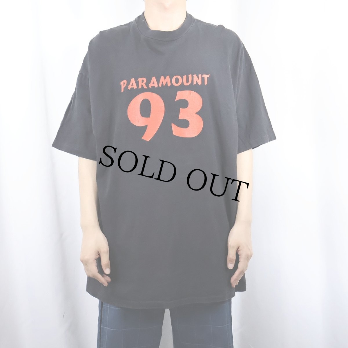 画像3: 90's USA製 "PARAMOUNT 93" プリントTシャツ BLACK XXL (3)