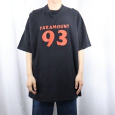 画像3: 90's USA製 "PARAMOUNT 93" プリントTシャツ BLACK XXL (3)