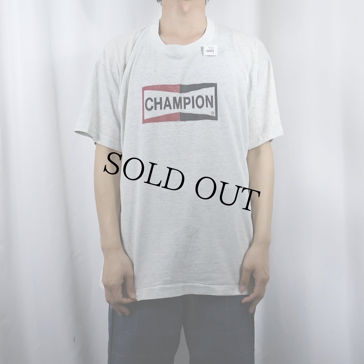 画像2: 90's CHAMPION ス自動車部品メーカー ロゴプリントTシャツ (2)