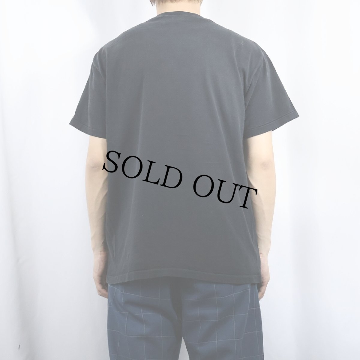 画像3: 90's  "Jerry Garcia" ワーゲンバスイラスト アーティスト追悼Tシャツ BLACK (3)