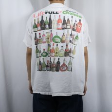画像4: 90's USA製 "Life is Full Of Important Choices" アルコール飲料プリントTシャツ XL (4)