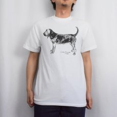 画像2: 90's Cindy Farmer 犬イラストプリントTシャツ M (2)