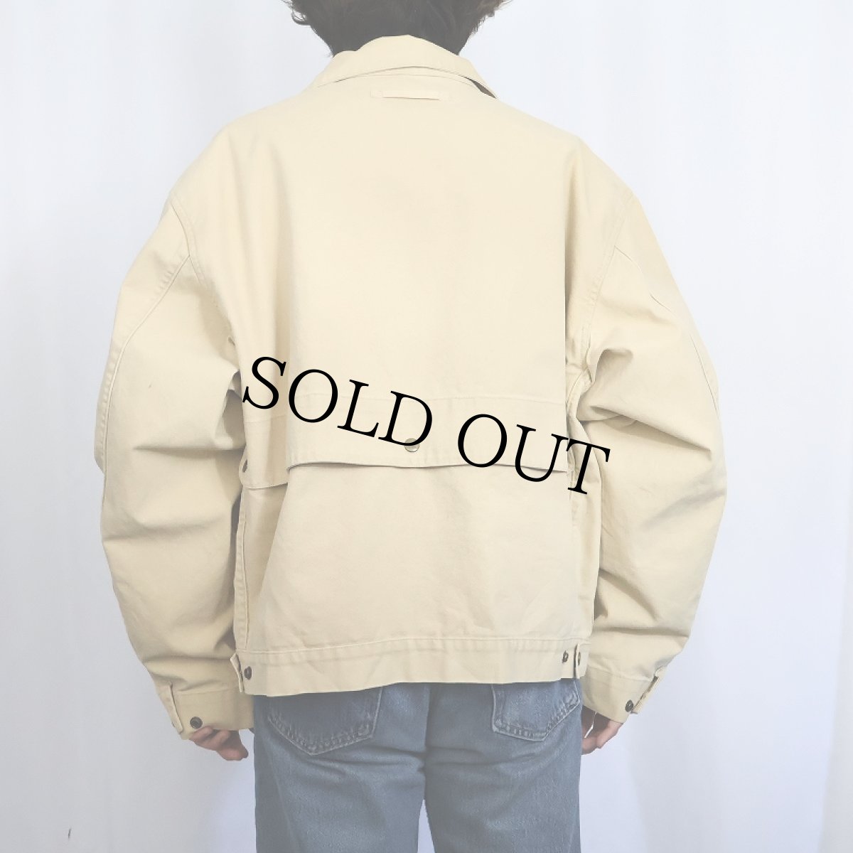 画像4: 90's POLO Ralph Lauren コットンダックフィッシングジャケット XL (4)