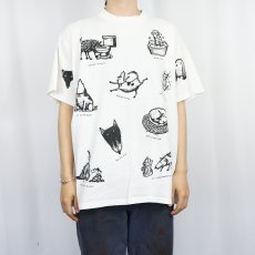画像3: 90's Studio Roja USA製 犬プリントTシャツ XL (3)
