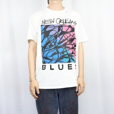 画像2: 90's GRAVITY GRAPHICS "NEW ORLEANS BLUES" プリントTシャツ  (2)