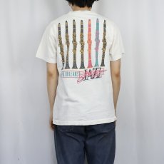 画像4: 〜90's USA製 "NEW ORLEANS JAZZ"  クラリネット プリントTシャツ L (4)