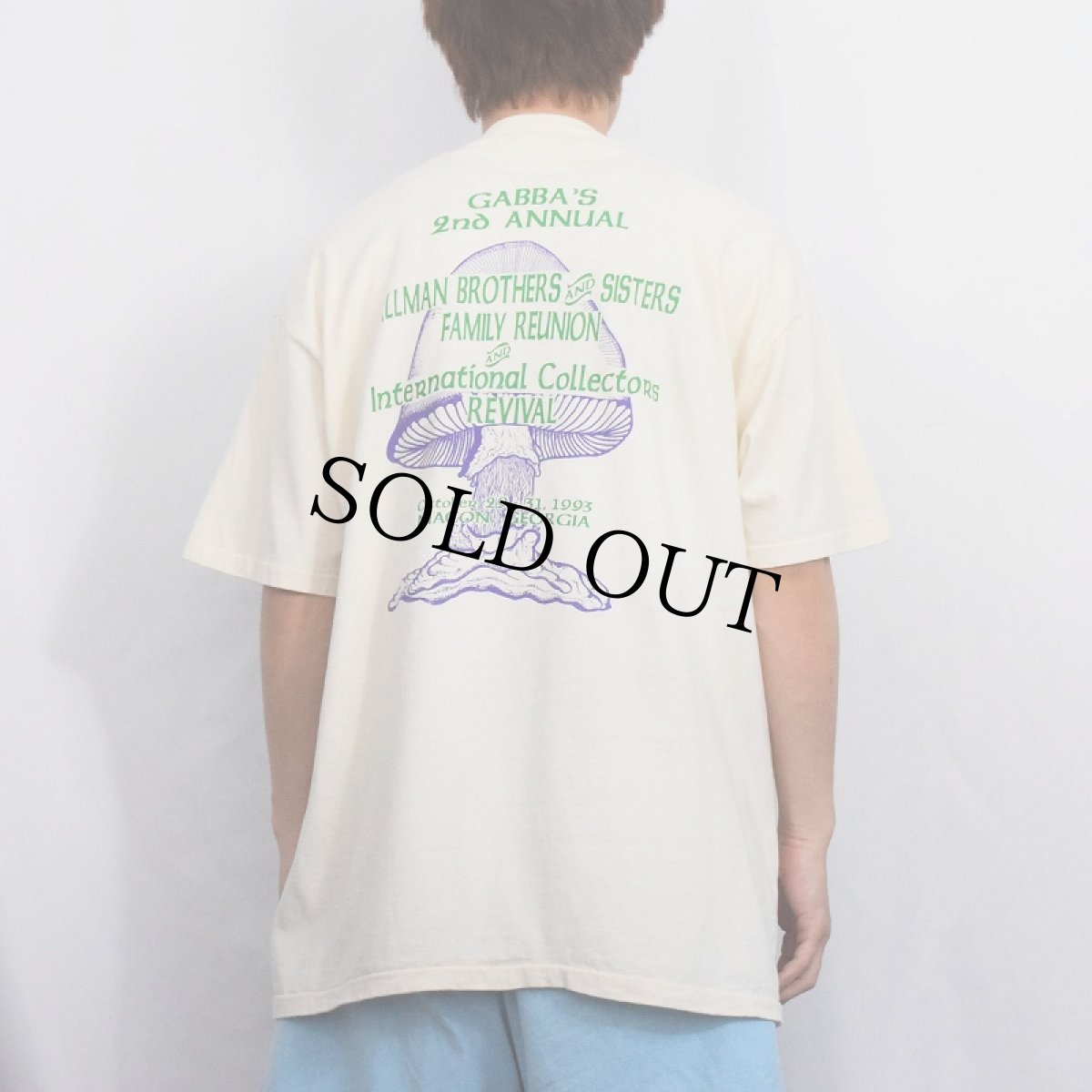 画像4: 90's GABBA USA製 "GABBA'S 2ND ANNUAL" バンドプリントTシャツ XL (4)