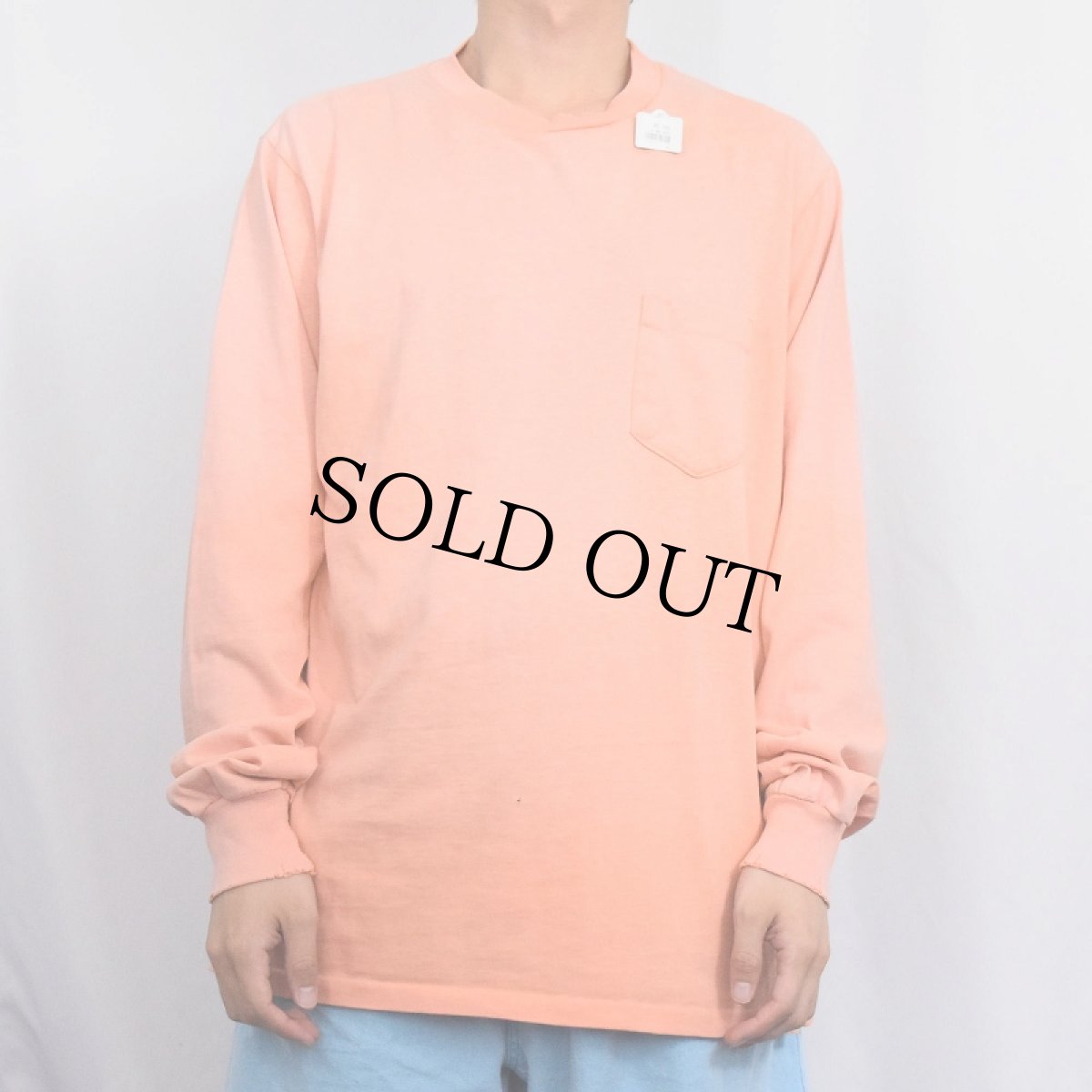 画像2: 90's フェード 無地ロンT (2)