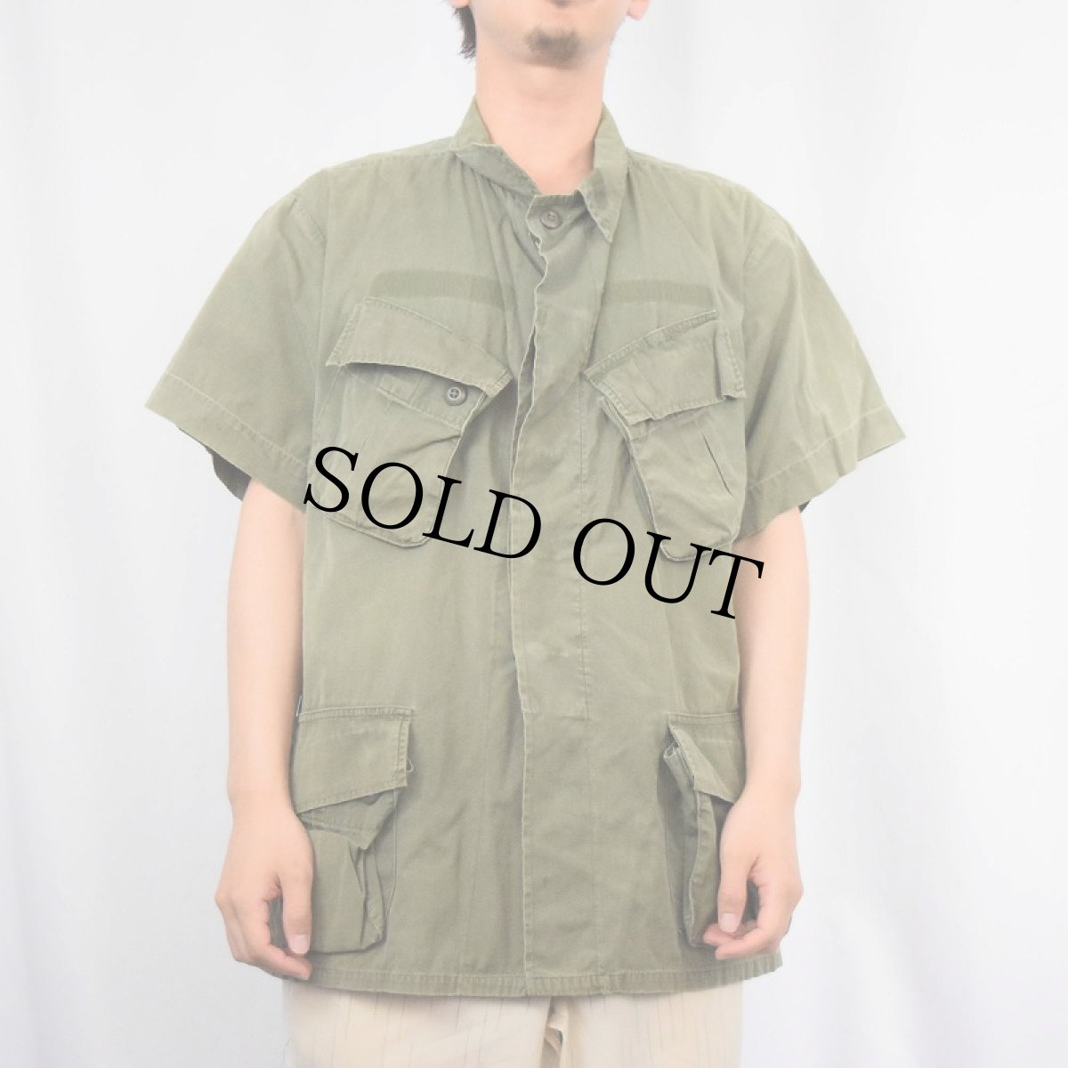 画像2: 60's U.S.ARMY ジャングルファティーグジャケット 3rd (2)