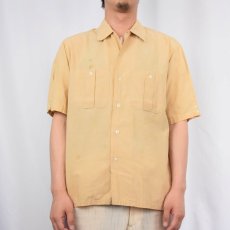 画像2: 60's Sears コットンシャツ M (2)