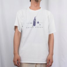 画像2: 80〜90's MICHIGAN RAG USA製 "GRAND HAVEN" プリントTシャツ (2)