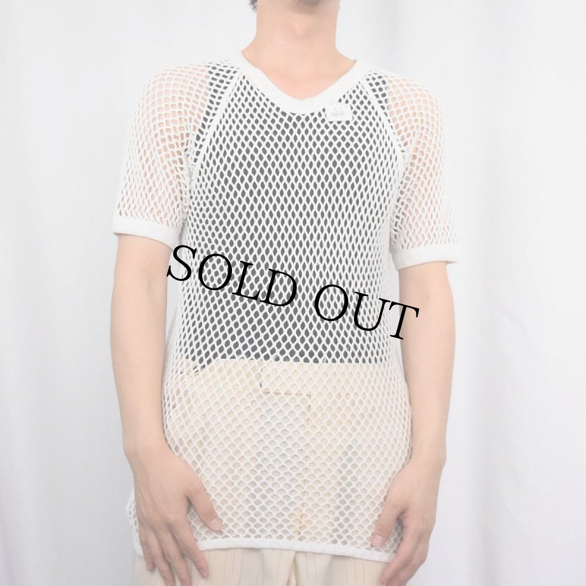 画像2: 60's L.L.Bean コットンメッシュTシャツ (2)