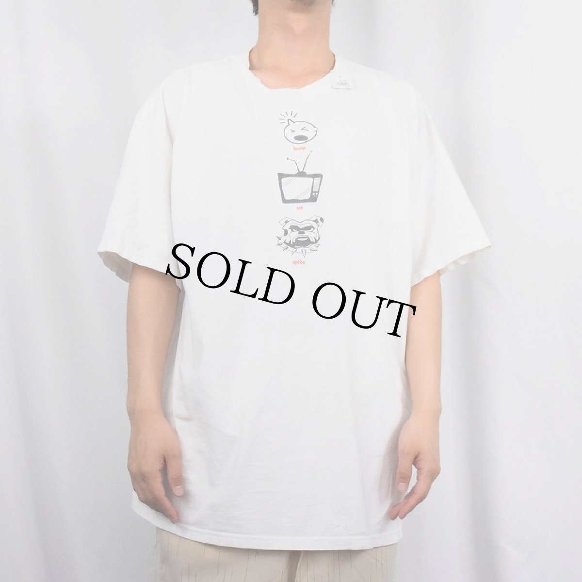 画像3: 〜2000's NIKE USA製 "bump set spike" イラストプリントTシャツ XL (3)